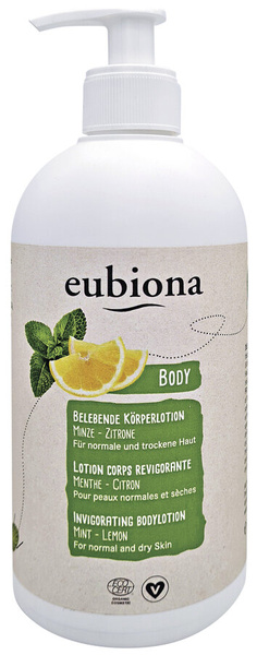 Orzeźwiający balsam do ciała z miętą i cytryną 500 ml Eubiona