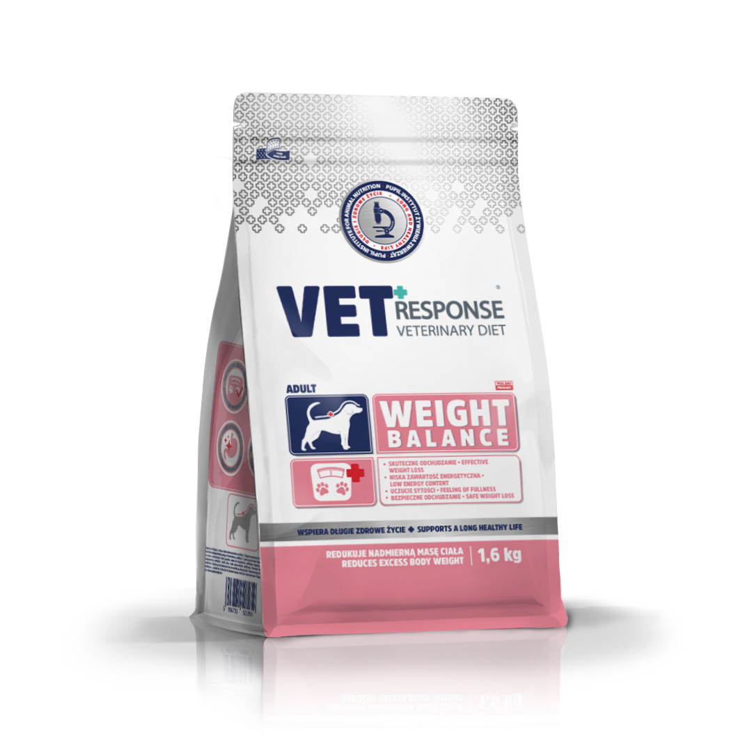 VET RESPONSE Weight balance - sucha karma dla psa - 1,6kg