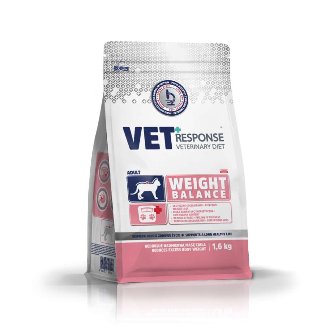 VET RESPONSE Weight balance - sucha karma dla kota - 1,6kg