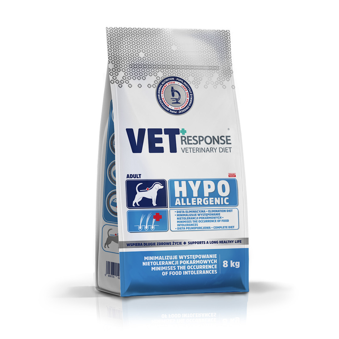 VET RESPONSE Hypoallergenic - sucha karma dla psa - 8kg