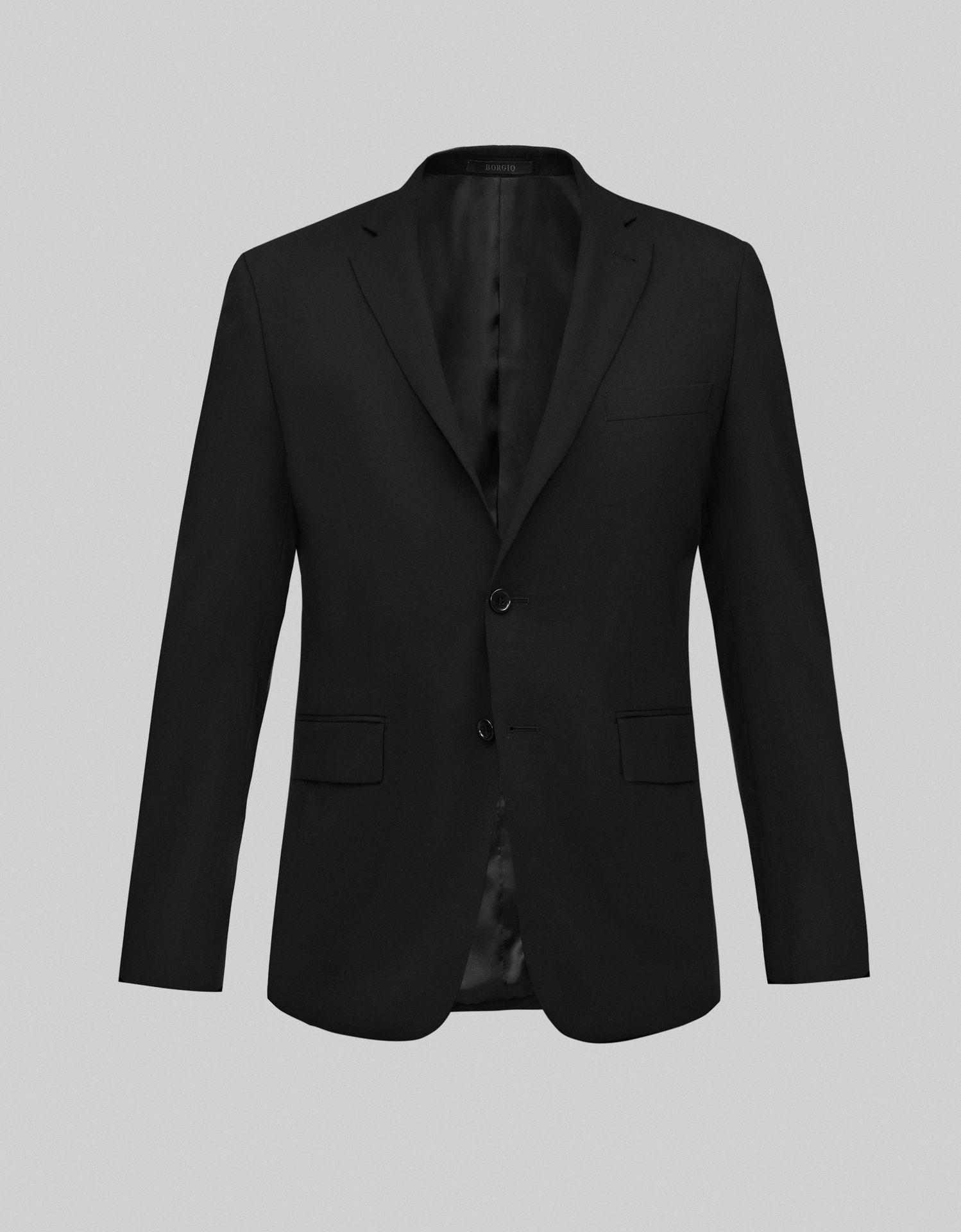 marynarka męska do zestawu emarese wełniana czarna slim fit