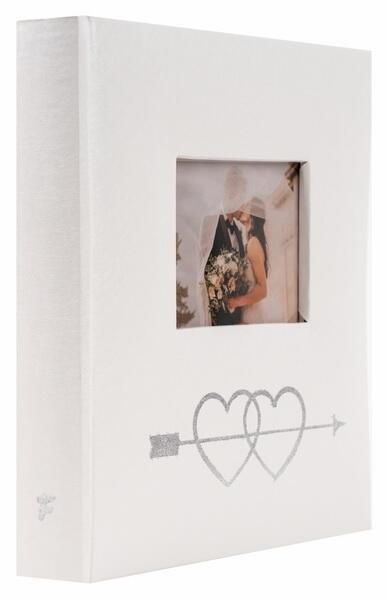 Fotoalbum kieszeniowy szyty Hearts 1