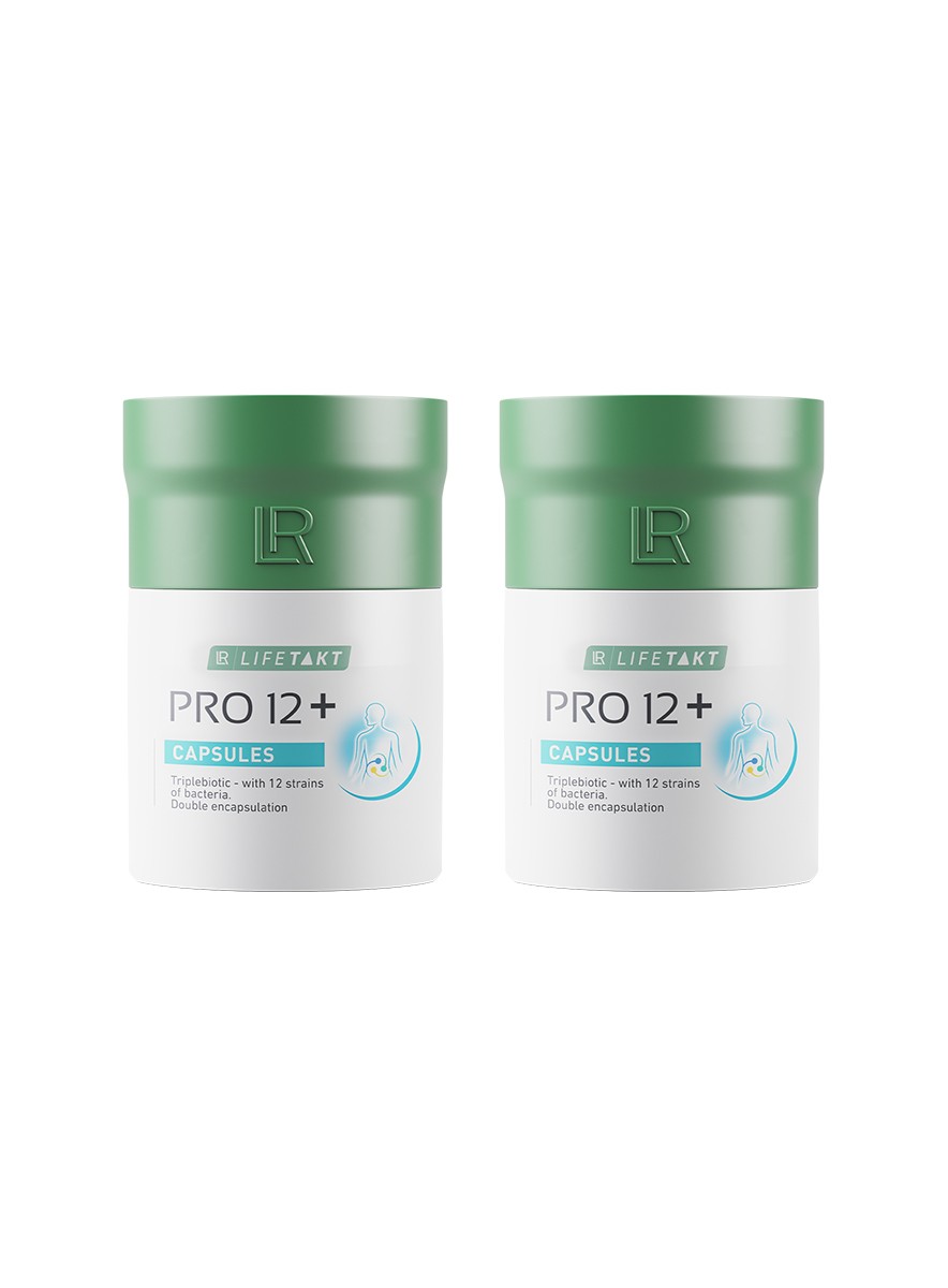 LR Pro 12 + Probiotyk Kapsułki 2x30 sztuk DWUPAK LR LIFETAKT Pro 12 + Probiotyk kapsułki 30 sztuk