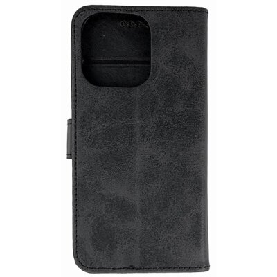 Etui HURTEL Leather Book do Apple iPhone 16 Pro Max Czarny