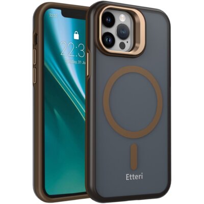 Etui ETTERI Morning Fog do iPhone 12/12 Pro Brązowy