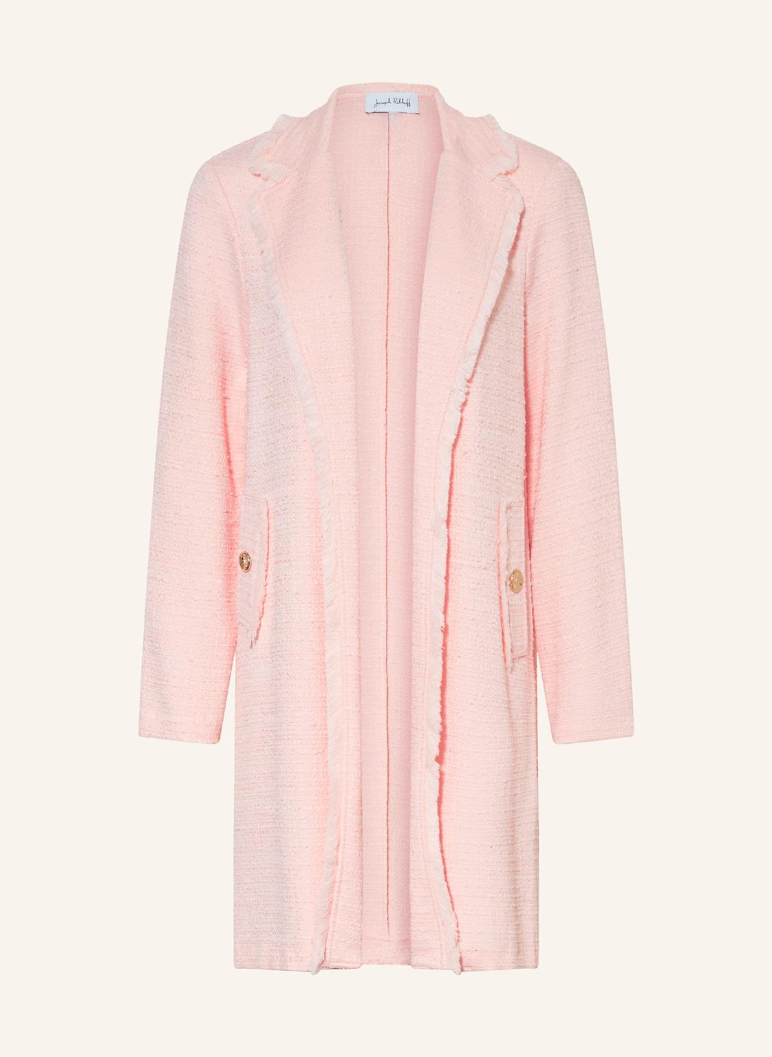 Joseph Ribkoff Długi Blezer Z Bouclé rosa