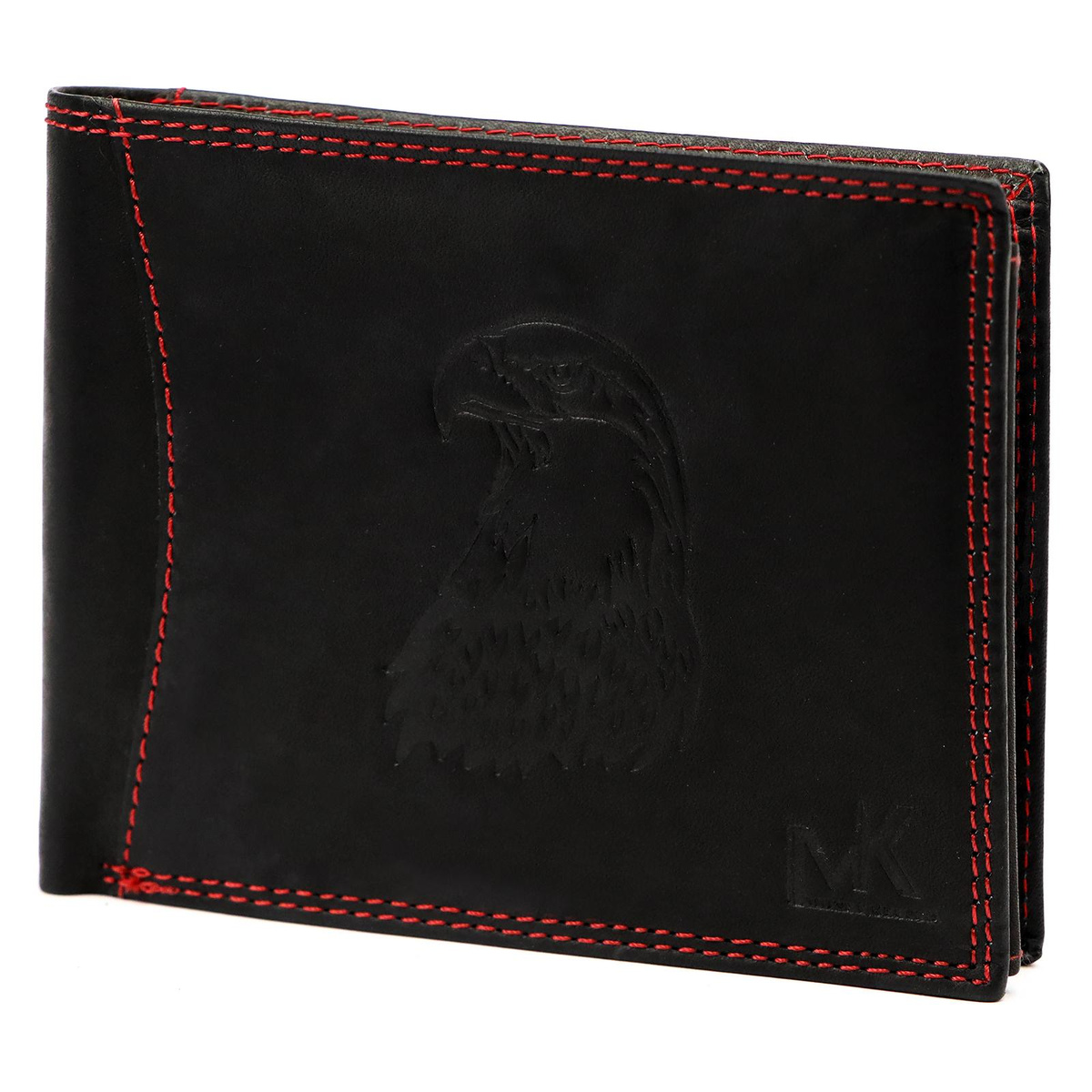 Skórzany męski portfel Money Kepper CDD 5600 EAGLE