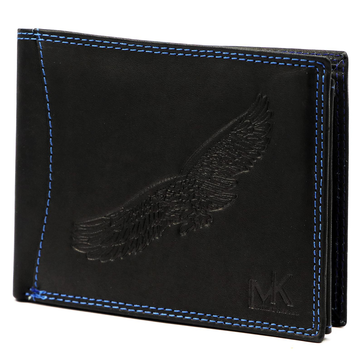 Skórzany męski portfel Money Kepper CDD 5600 BIRD