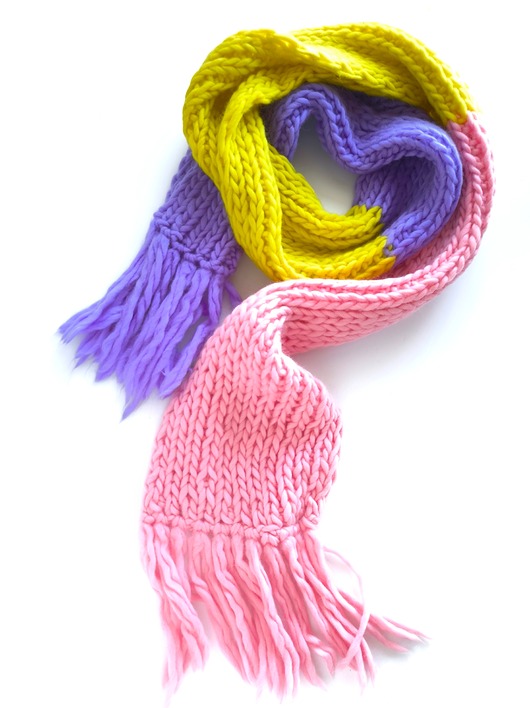 Szalik z wełny peruwiańskiej PERUVIAN WOOLY