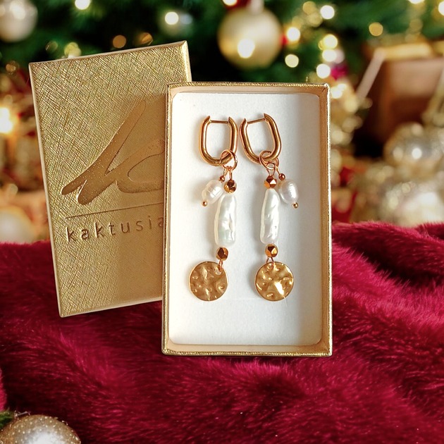 WYSYŁKA 24h : Fikuśne perły : kolczyki : wyjątkowy prezent PREMIUM