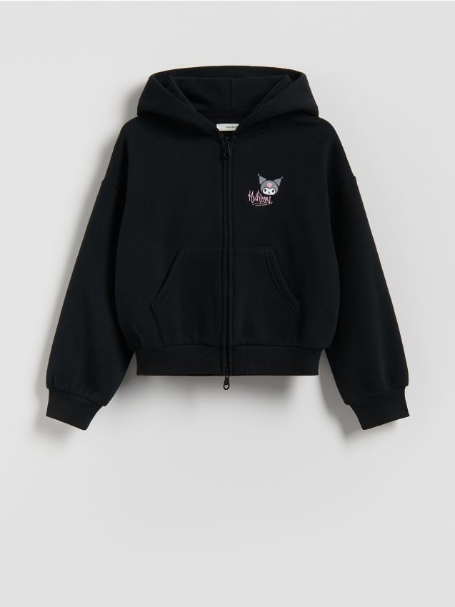 Reserved - Bluza z kapturem Kuromi - czarny