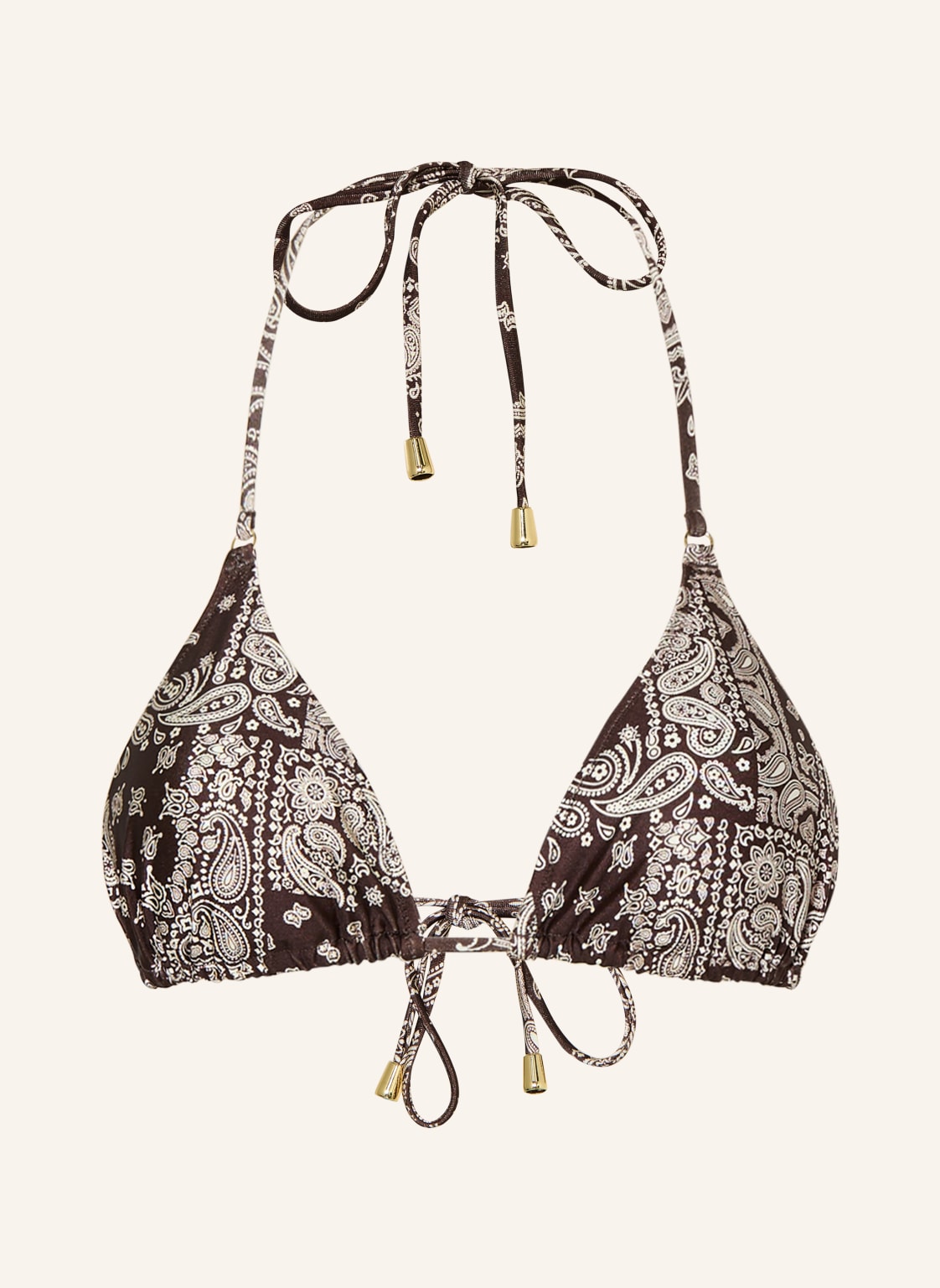 Mrs & Hugs Trójkątny Stanik Bikini braun