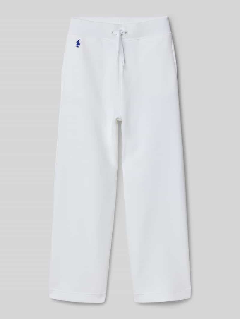 Spodnie dresowe o kroju regular fit z mieszanki bawełny