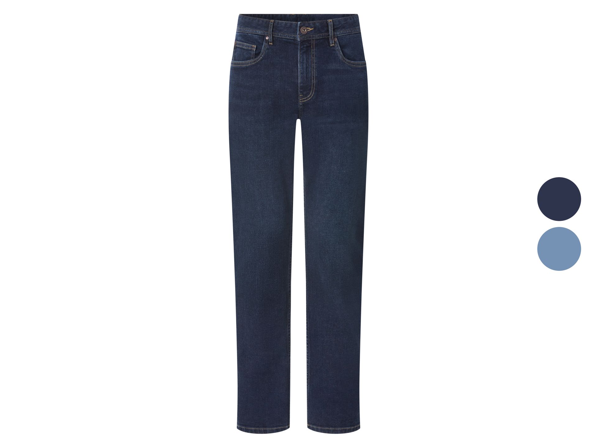 esmara Men Jeansy męskie straight fit z bawełną