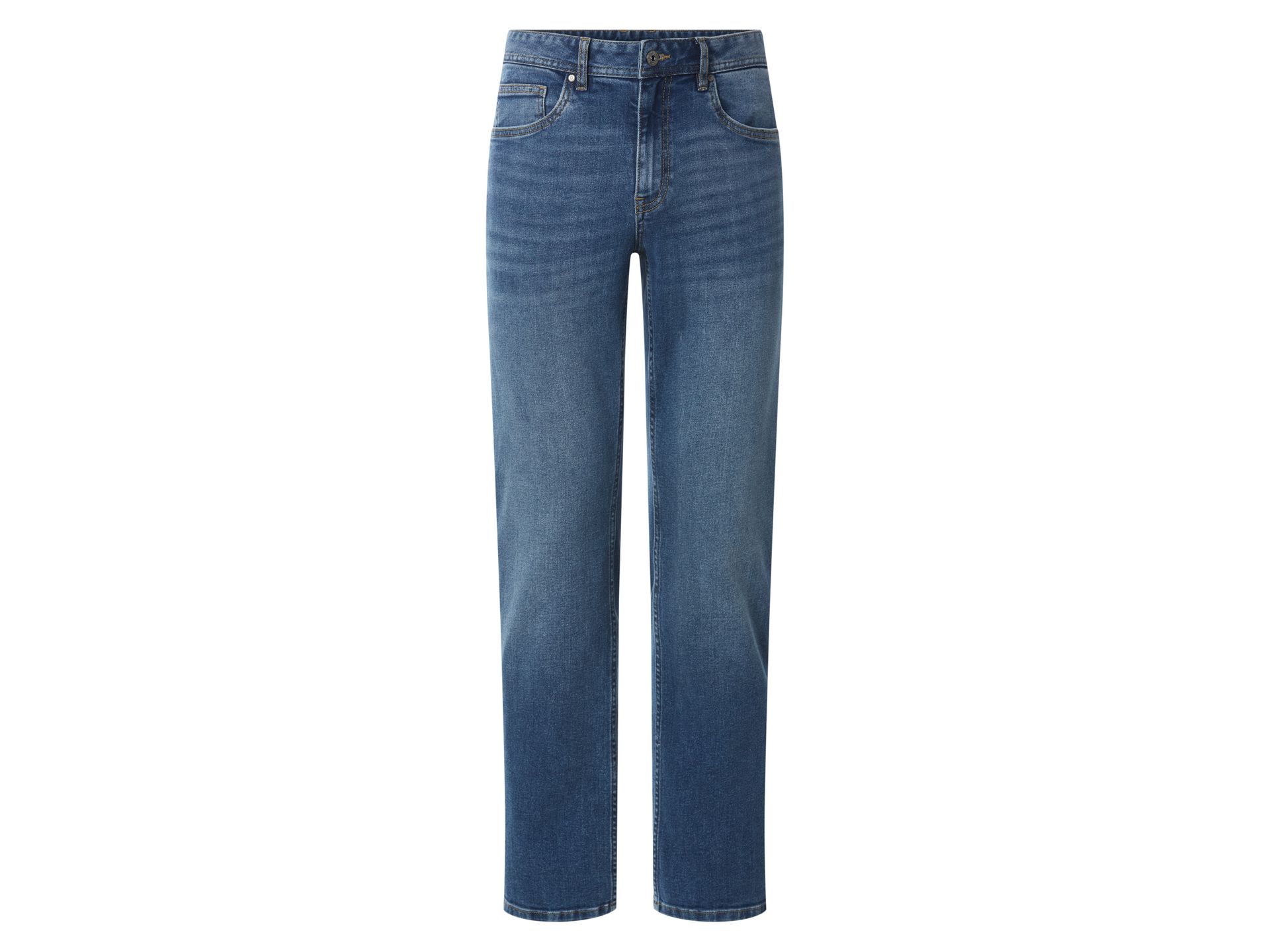 esmara Men Jeansy męskie straight fit z bawełną (Jasnoniebieski, 52 (36/34))