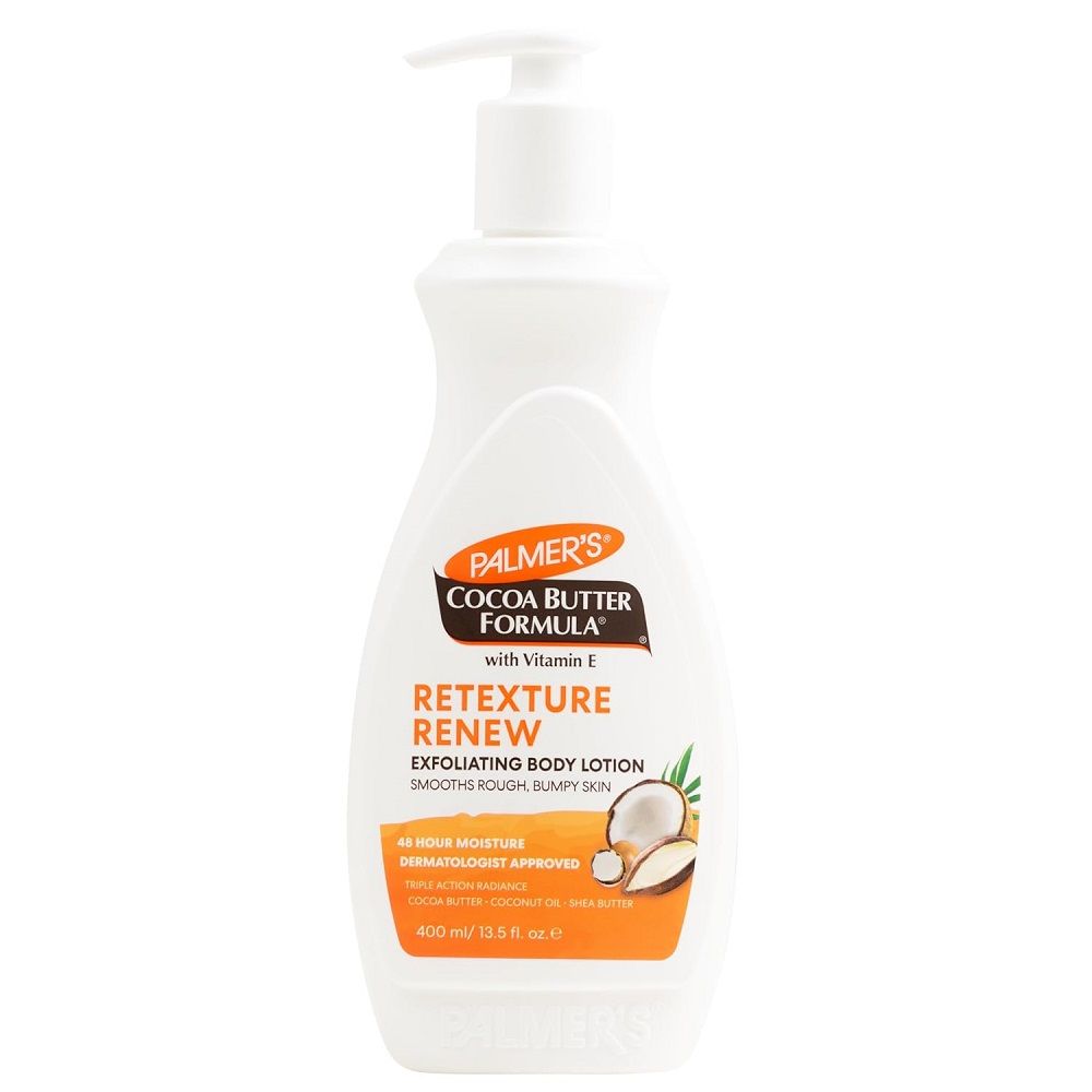 PALMER'S CBF 48h Retexture Renew Exfoliating Body Lotion peelinujący balsam do ciała 400ml