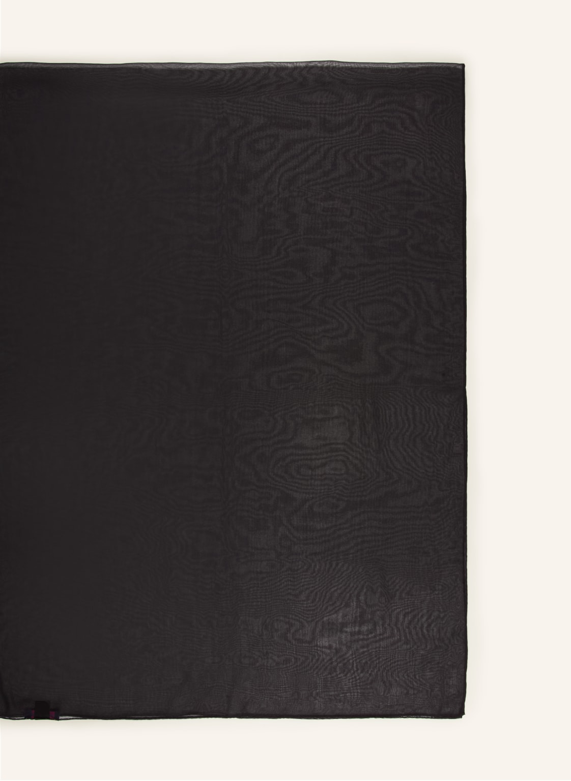 Barbieri Jedwabny Szalik schwarz