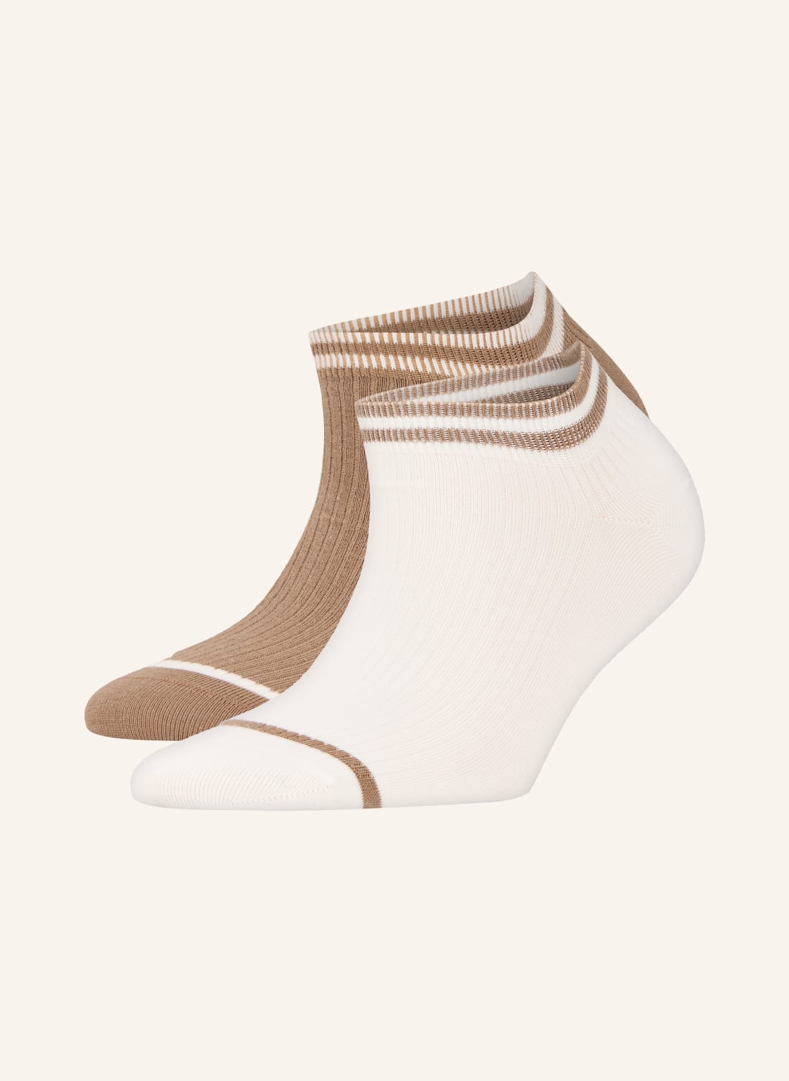 Reiss 2 Pary Skarpetek Do Trampek Calla beige