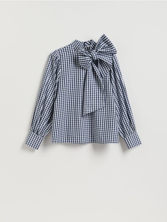 Reserved - Bluzka z kokardą - wielobarwny