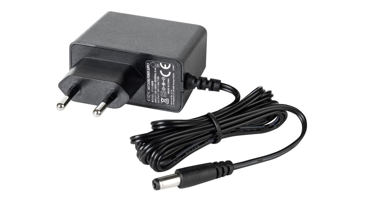 Zasilacz wtyczkowy ESPE 7.5V 1A 7.5W wtyk prosty 2,1x5,5mm
