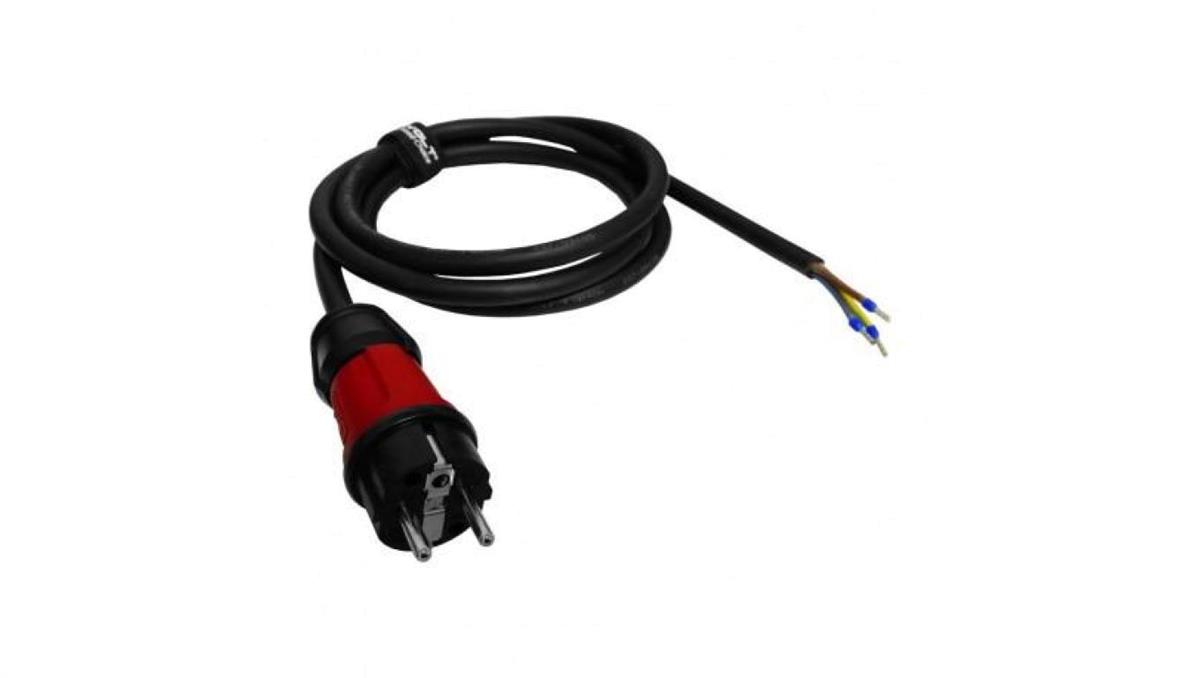 DOKTORVOLT 2m Przewód przyłączeniowy z wtyczką 230V kabel 3x2,5mm2 2954