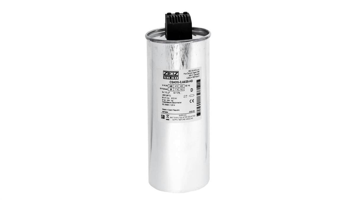 Kondensator 20kvar 440V Cn=3x109,61µF In=3x26,27A