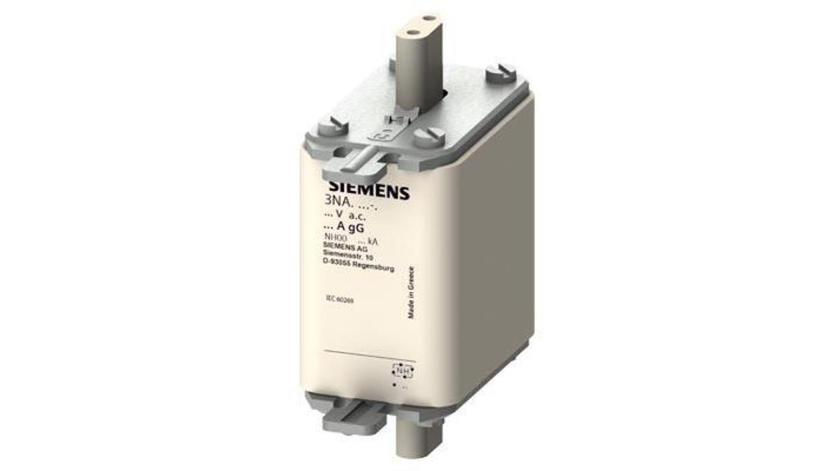 Siemens Wkładka topikowa NH 80A 500V klasa gG wersja standardowa zaczepy nieizolowane wielkość 00 3NA3824-7