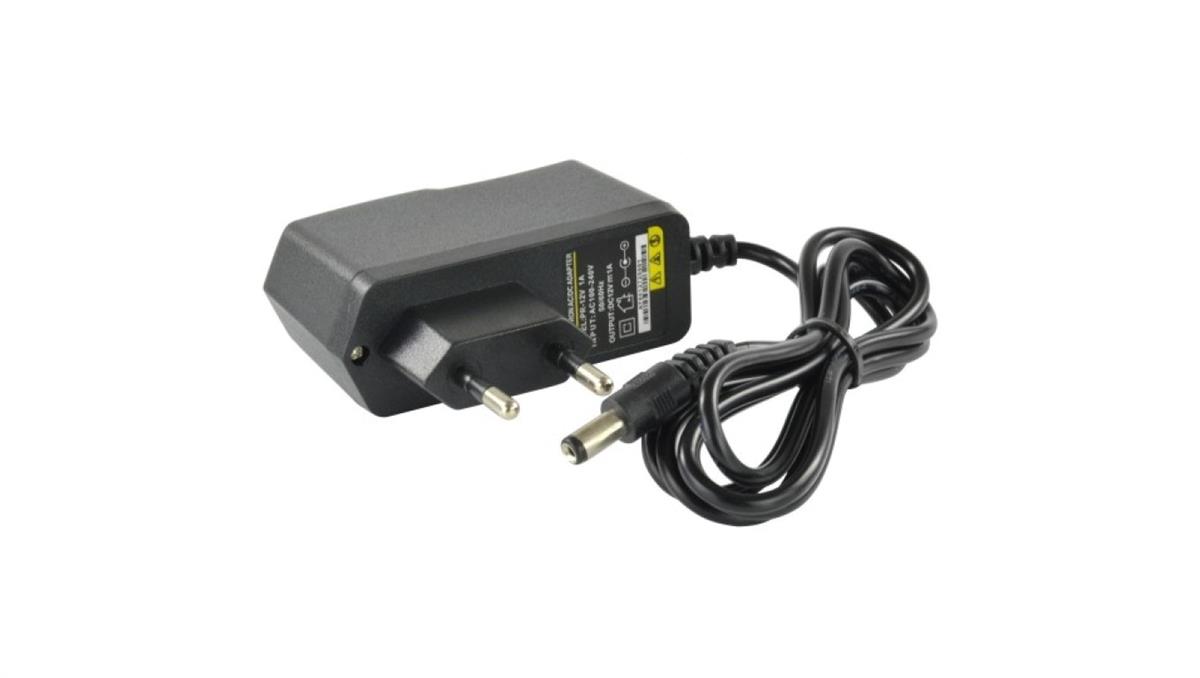 Zasilacz impulsowy 12V 1A 12W DC 2,1/5,5 wtyczkowy