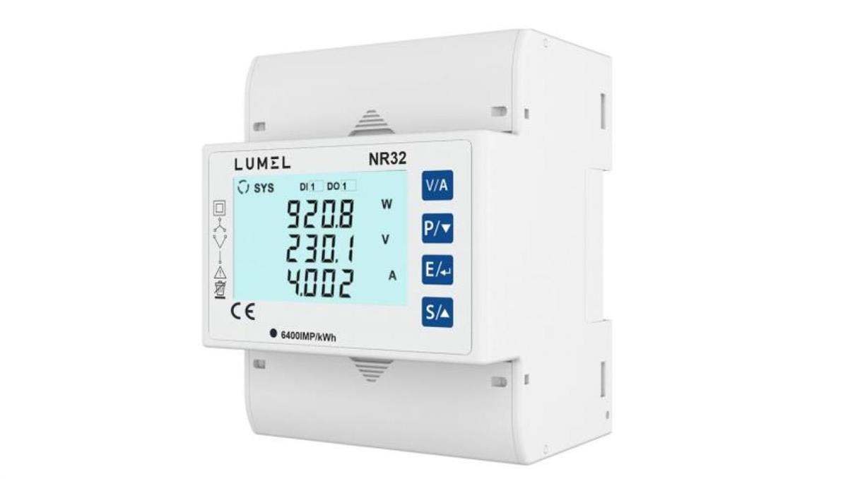LUMEL Miernik parametrów sieci 3-fazowej NR32 przeznaczony do sieci 3P i 4P100 V - 600 V NR32 330102MH200M0