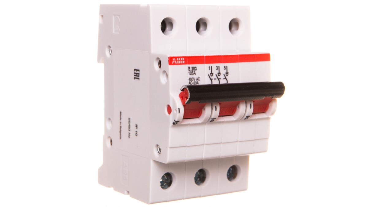 ABB Rozłącznik modułowy 125A 3P E203/125A 2CDE283001R0125