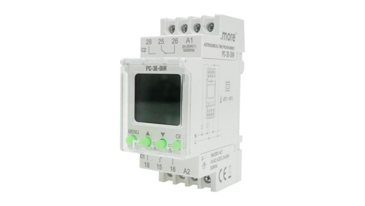 ECO LIGHT Elektroniczny Programator Astronomiczny PC-3E-DIN