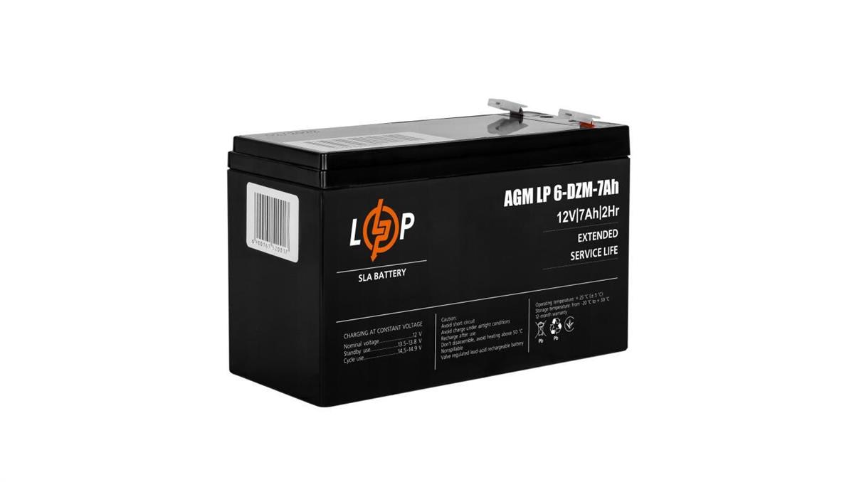 LogicPower AKUMULATOR AGM 12V 7 Ah DO UPS ZASILACZE AWARYJNYCH