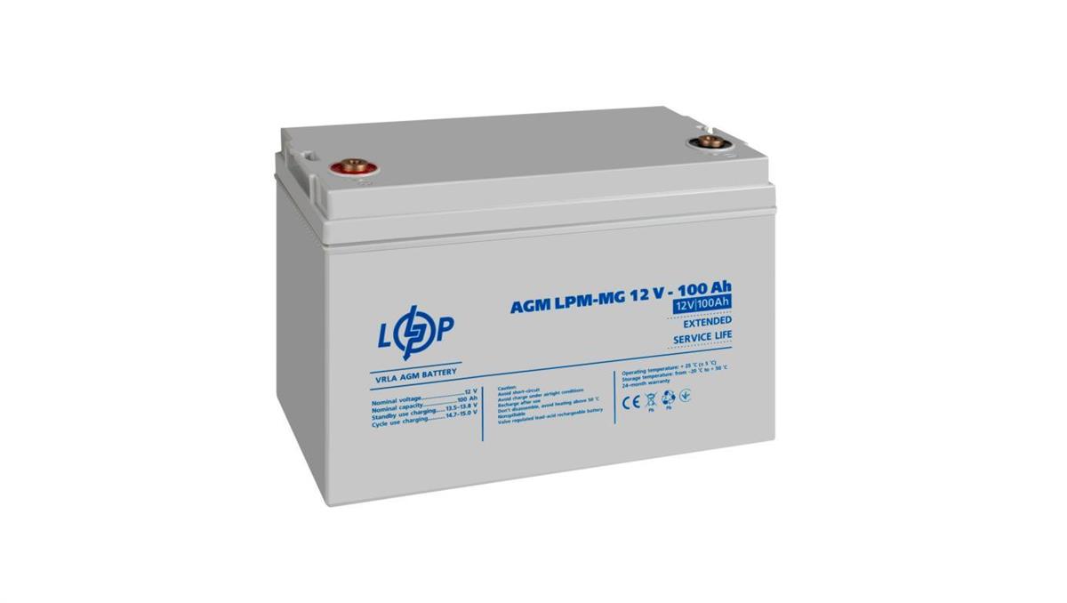 LogicPower AKUMULATOR MULTIŻELOWY 12V 100 Ah 1200 Wh BEZOBSŁUGOWY DO UPS