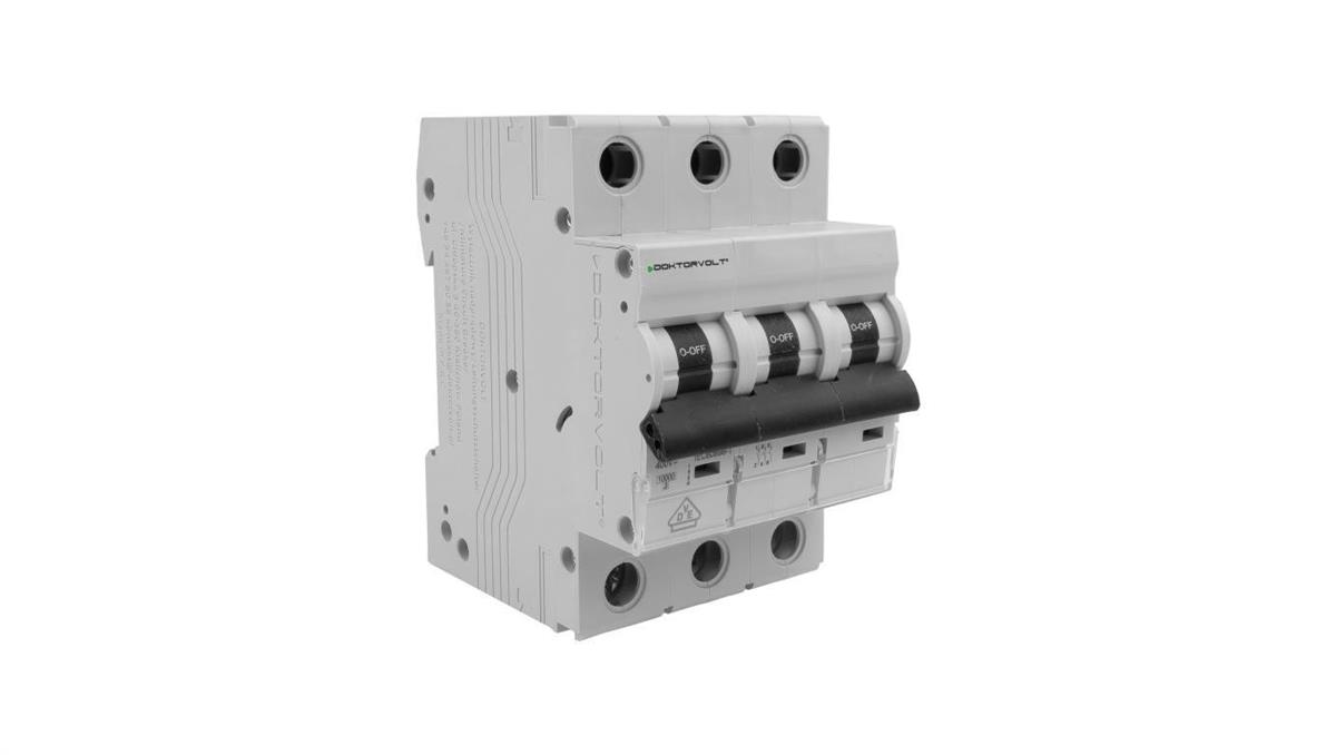 Wyłącznik nadprądowy MCB 10kA 3P 16A C16A VDE Doktorvolt DV-3882