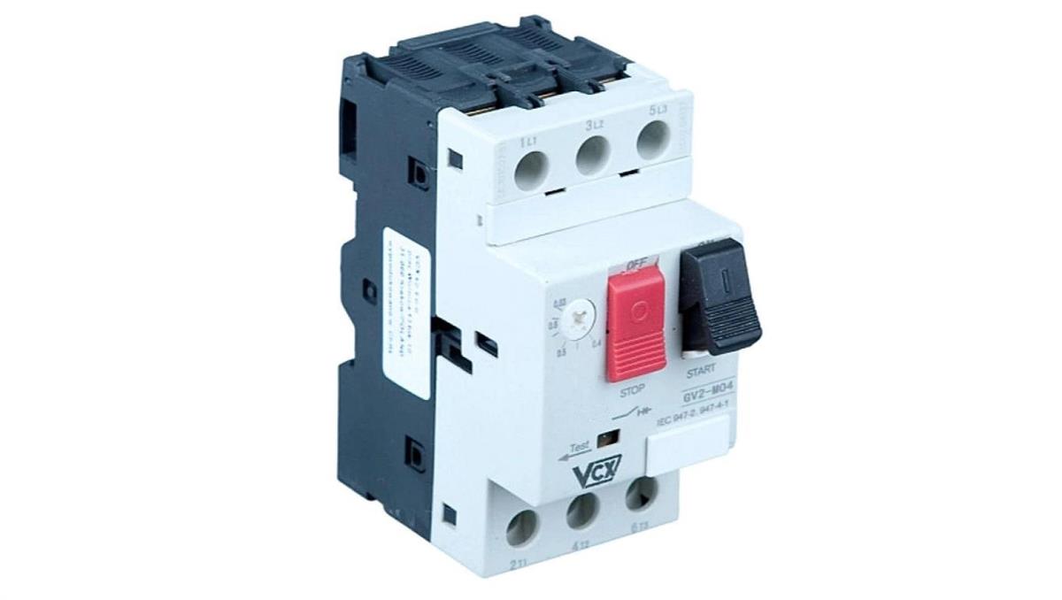 VCX Wyłącznik Silnikowy na Szynę 1,6-2,5A 3-FAZOWY