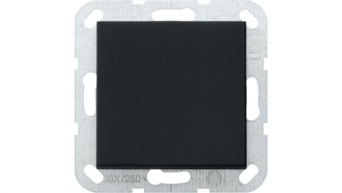 Gira Wyłącznik uniwersalny Gira System 55 czarny mat