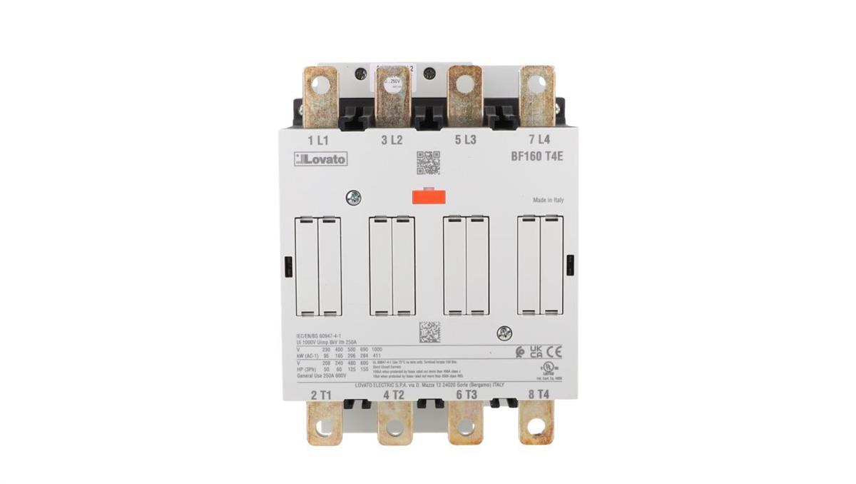 Stycznik mocy 4P 250A w AC1 cewka 100...250VAC/DC BF160T4E230