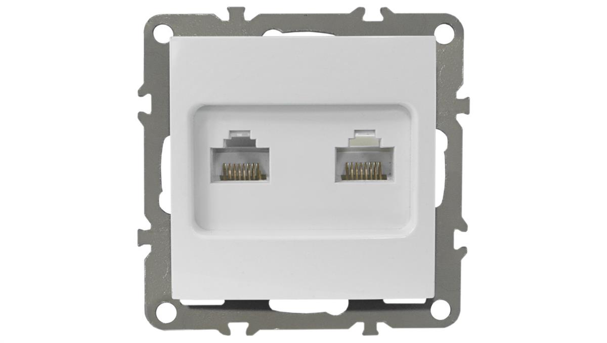 QUADRA GNIAZDO KOMPUTEROWE PODWÓJNE LAN RJ45x2