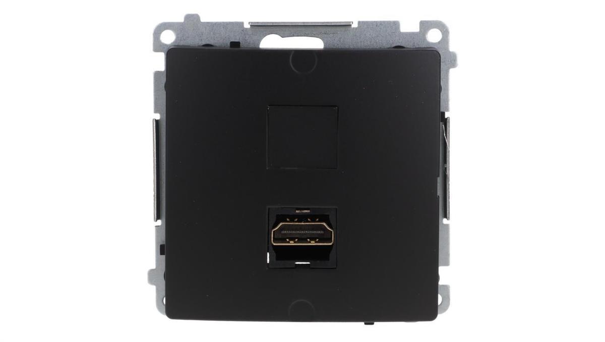 Simon Basic Gniazdo HDMI pojedyncze (moduł) czarny BMGHDMI.01/49