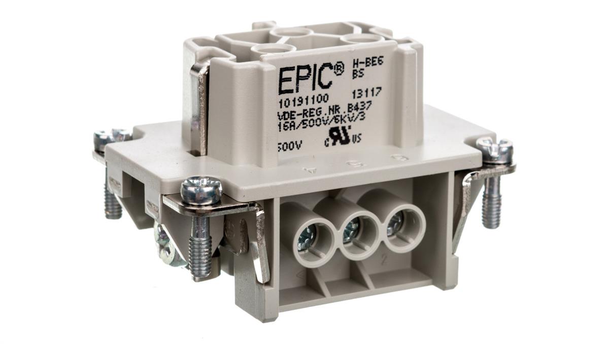 LAPP KABEL Wkład złącza 6P+PE śrubowy żeński EPIC H-BE 6 BS 10191100