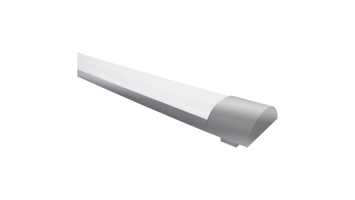 Oprawa sufitowa Cristal 35W LED, 4550lm, 4000K, L:120cm W:8cm, biała/srebrna / 11321