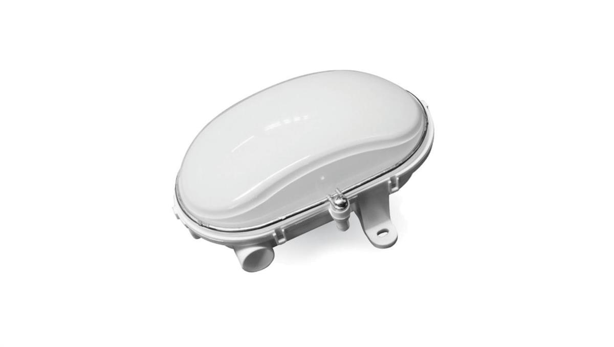 Oprawa kanałowa OVAL FLAT 5W LED 4000K, 580lm, IP54, biała / 34558