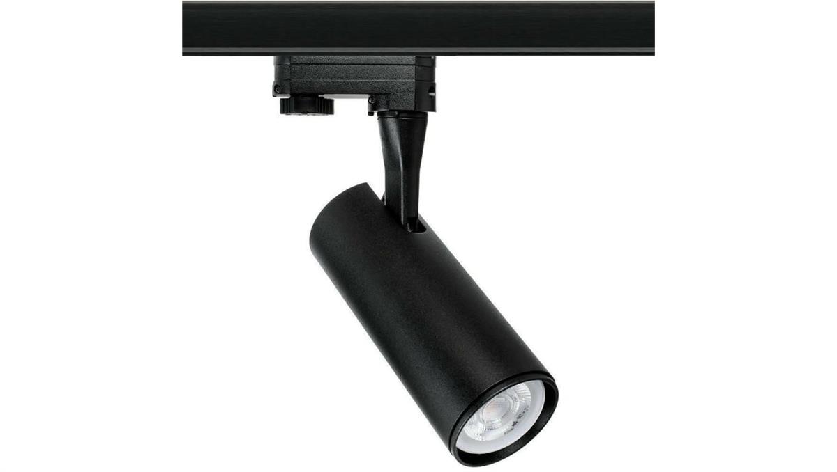 Oprawa na szynę ANCONA-B-TRACK-1F Gu10 czarna luxsystem-1f LUX02252