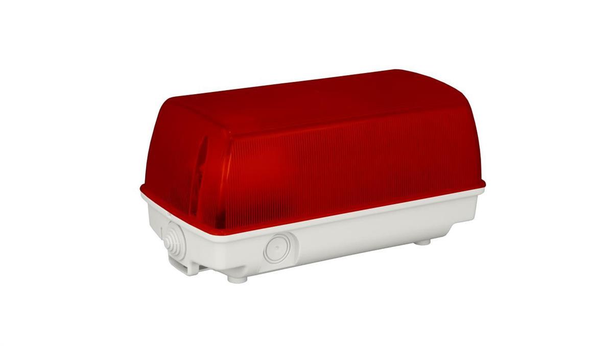 Oprawa SEZAR czerwona, IP 44 D.3126