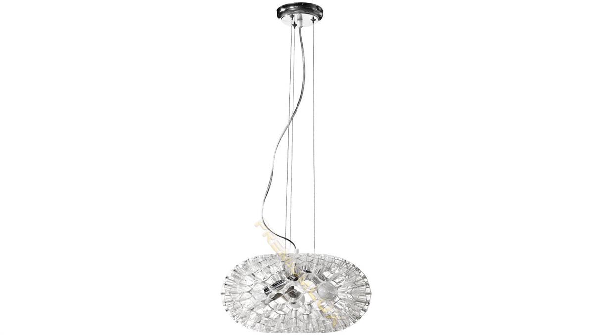Lampa LOLANDA fi360*H1500mm 3xE27 TRANSP akryl + metal