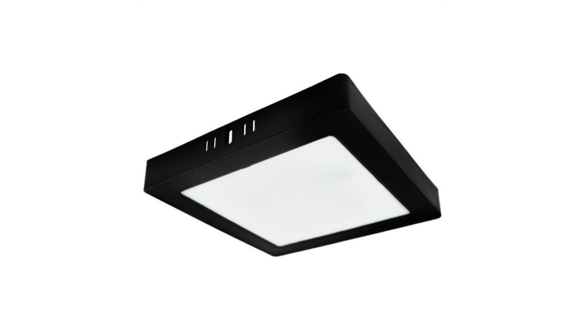 Oprawa downlight N/T kwadrat 18W 1980lm 4000K czarny IP20 DL-1 EC20477
