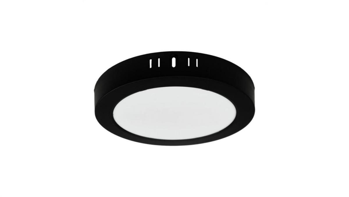 Oprawa downlight N/T okrąg 18W 1980lm 4000K IP20 czarny DL-1 EC20473