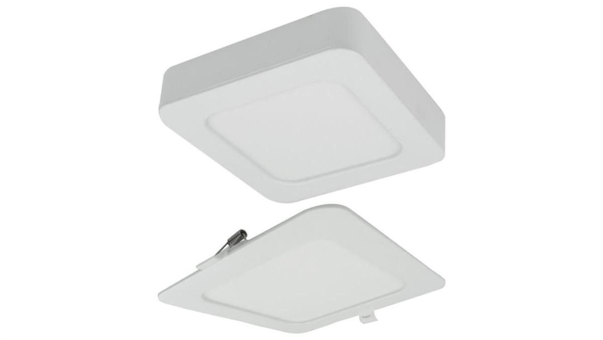 Oprawa downlight CCT 2w1 z ramka 24W 2200lm IP20 kwadrat biały EC61086