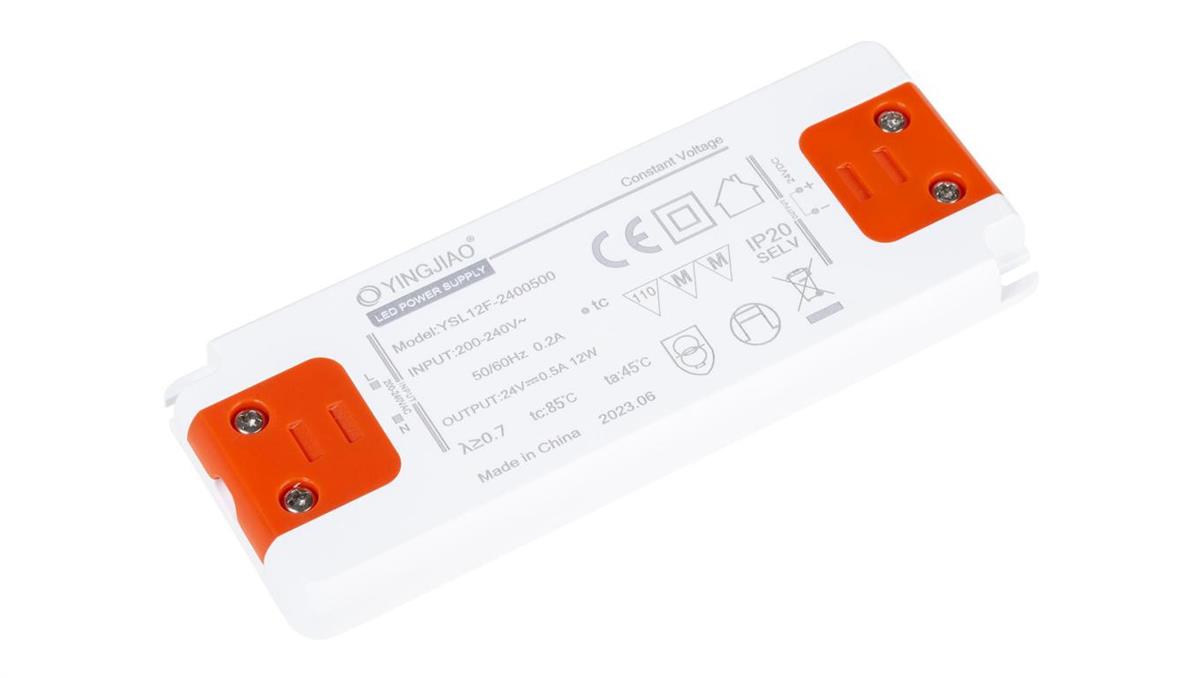 Zasilacz stałonapięciowy LED Yingjiao YSL12F 24V 0,5A 12W