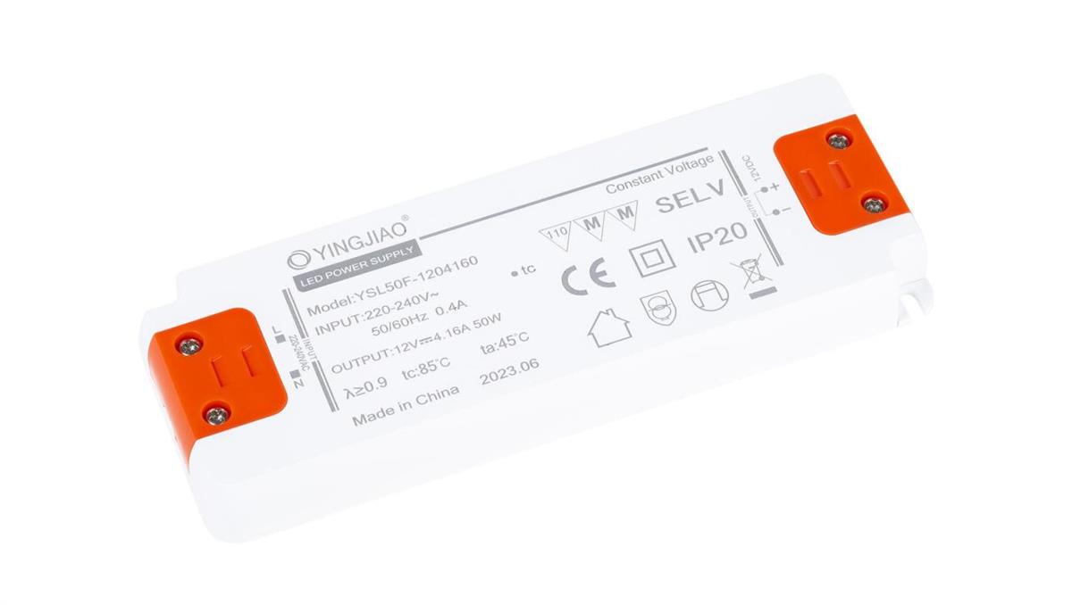 Zasilacz stałonapięciowy LED Yingjiao YSL50F 12V 4,16A 50W